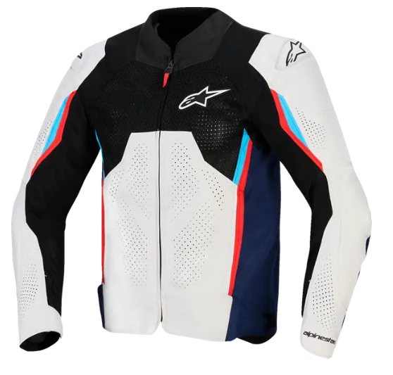 Текстилно яке ALPINESTARS AST AIR V3 SILVER/BLUE/RED
