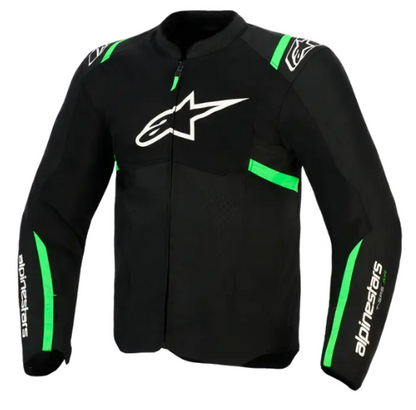 Текстилно мото яке ALPINESTARS T-SPS AIR V2 BLACK/FLUO GREEN