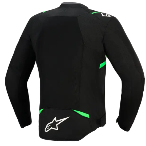 Текстилно мото яке ALPINESTARS T-SPS AIR V2 BLACK/FLUO GREEN