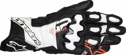 Кожени ръкавици ALPINESTARS GP+ R V3 LTHR BK/WT/RD