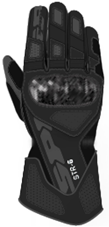 Кожени мото ръкавици SPIDI STR-6 Black