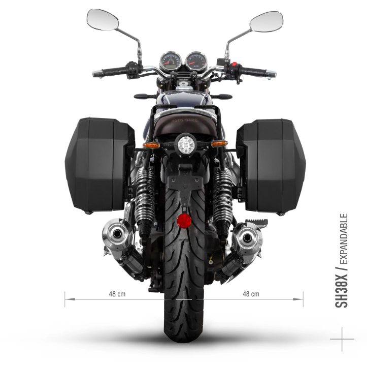 Монтажен комплект за куфари SHAD 3P SYSTEM MOTOGUZI V7 850 SPECIAL '23