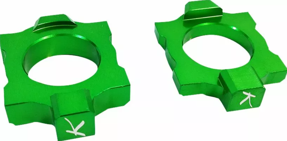 Блок втулка за задна ос KITE AXLE BLOCK KAWASAKI GREEN