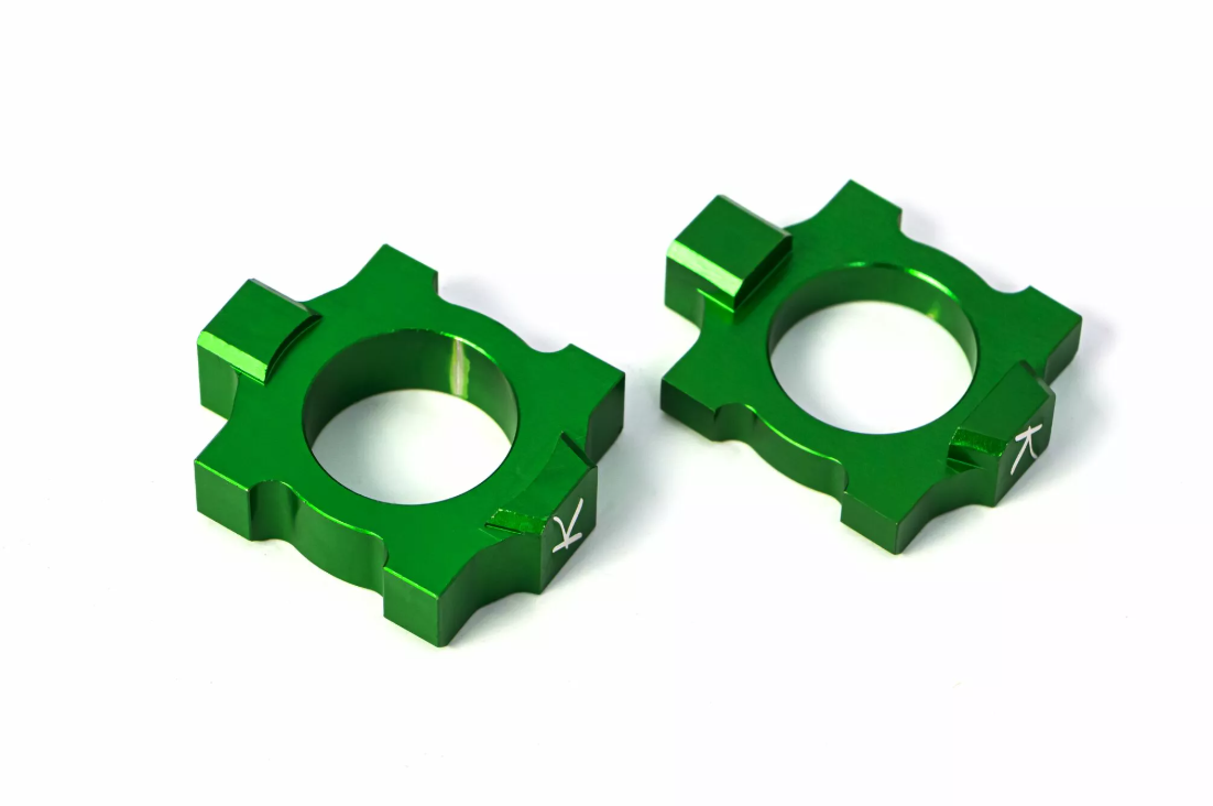 Блок втулка за задна ос KITE AXLE BLOCK KAWASAKI GREEN