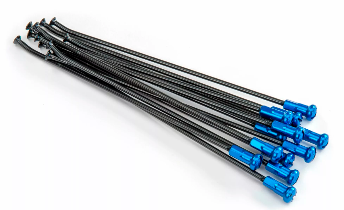 Спици KITE SPOKES 21FR BK /BL NIP 12PC Black/Blue