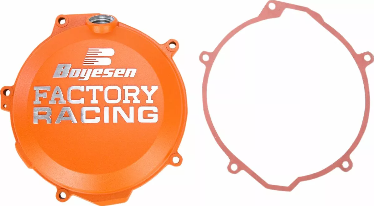 Капак за съединител BOYESEN FACTORY COVER CLUTCH KTM EXC-F 350/250 ORANGE