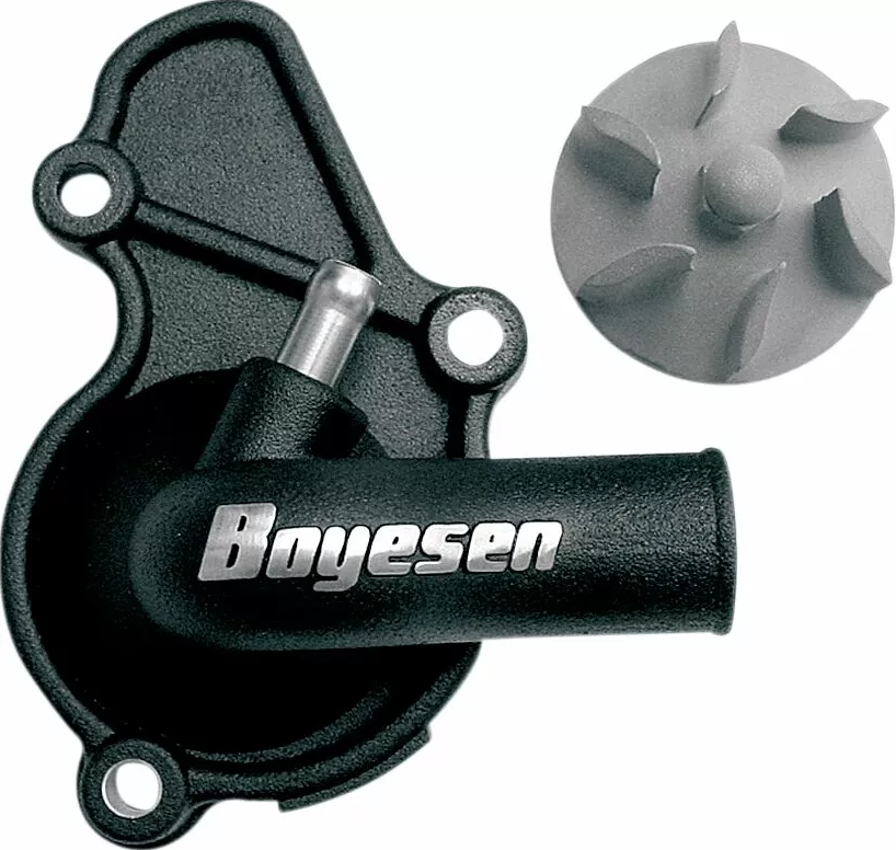 Комплект капак на водната помпа и работно колело BOYESEN COVER WATER PUMP TRX 450R Black