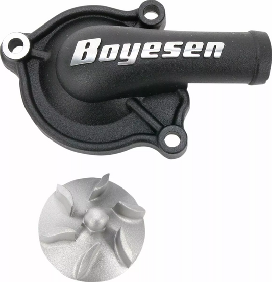 Комплект капак на водната помпа и работно колело BOYESEN COVER WATER PUMP CRF450R Black