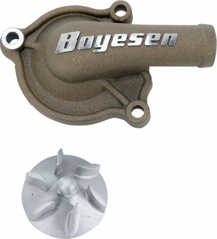 Комплект капак на водната помпа и работно колело BOYESEN COVER WATER PUMP CRF450R Magnesium