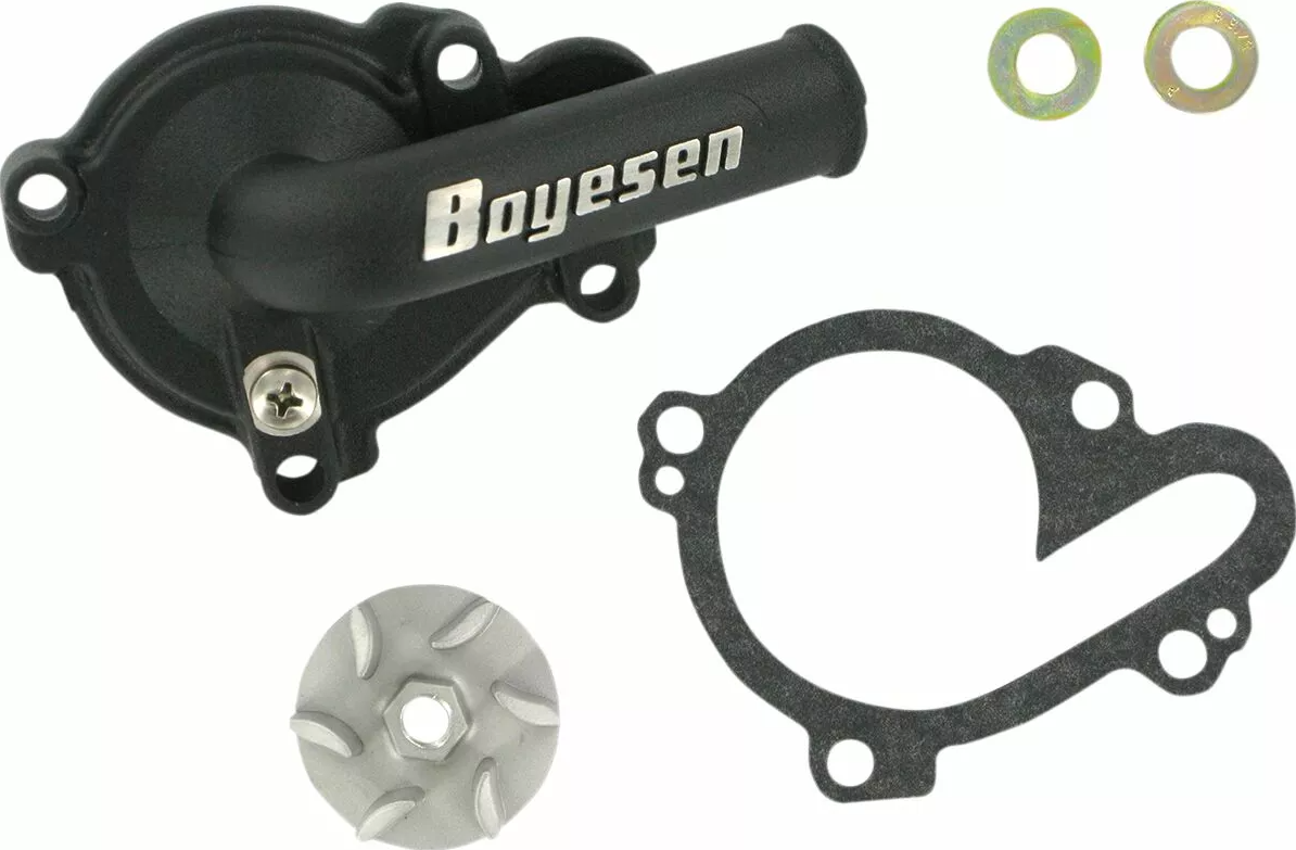 Комплект капак на водната помпа и работно колело BOYESEN COVER/IMP WAT PMP YZF25 Black