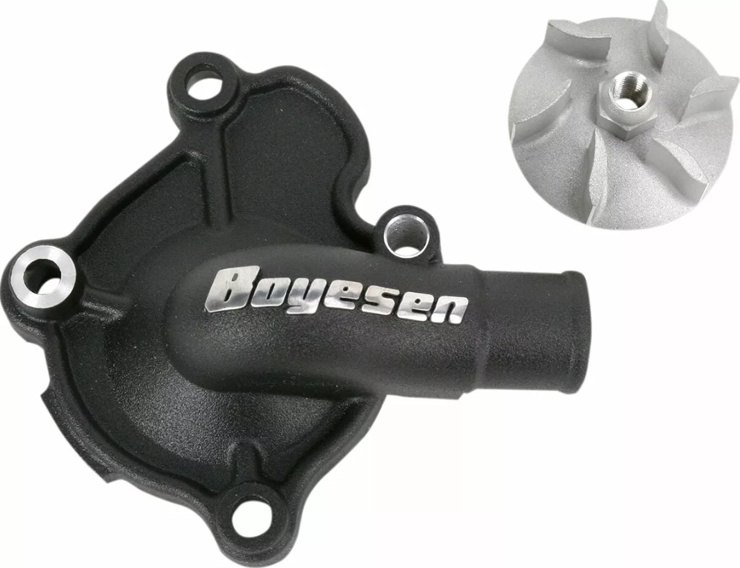 Комплект капак на водната помпа и работно колело BOYESEN COVER/IMP WAT PUMP CRF250 Black