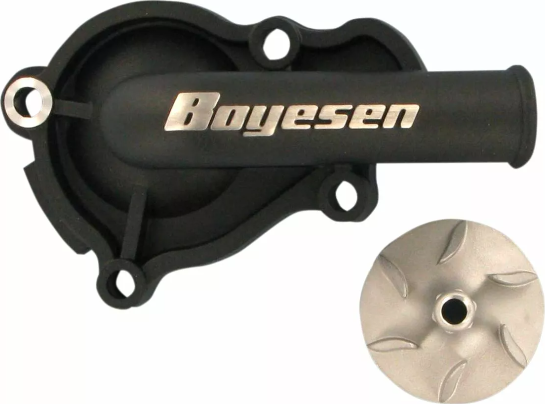 Комплект капак на водната помпа и работно колело BOYESEN COVER/IMP WAT PUMP CRF4 Black