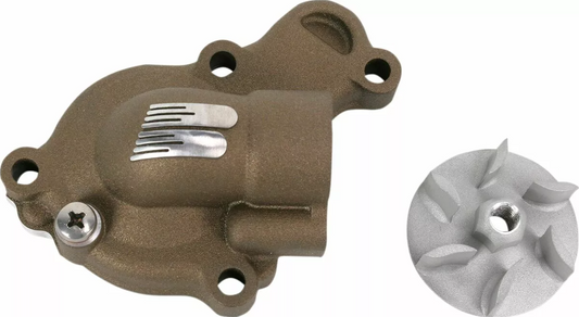 Комплект капак на водната помпа и работно колело BOYESEN COVER/IMP WAT PUMP YZ450F Magnesium