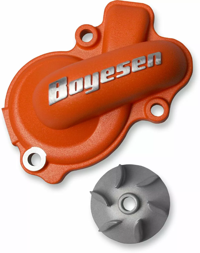 Комплект капак на водната помпа и работно колело BOYESEN COVER/IMP WATER PUMP Orange