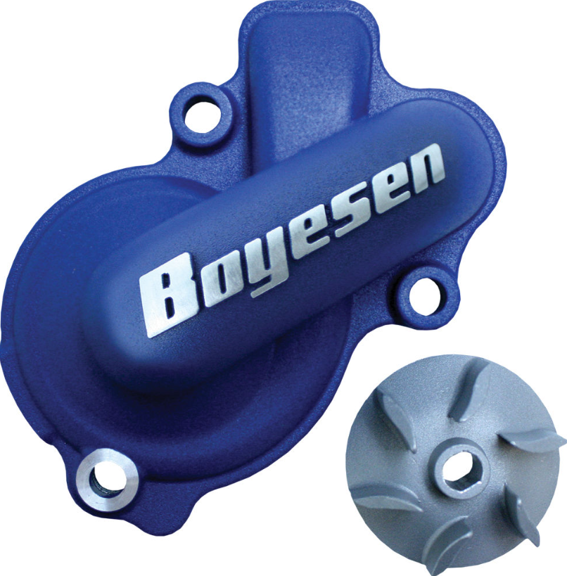 Комплект капак на водната помпа и работно колело BOYESEN COVER/IMP WATPUMP Husqvarna Blue