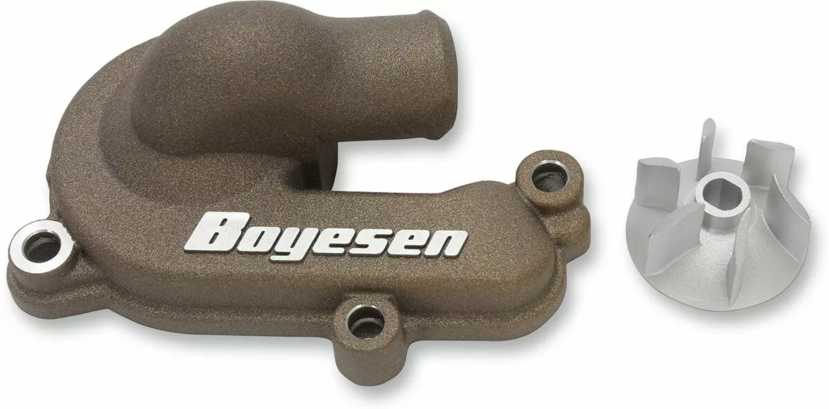 Комплект капак на водната помпа и работно колело BOYESEN COVER/IMP WATPUMP KTM Magnesium