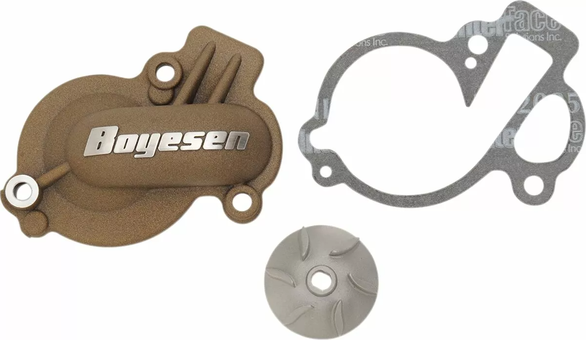 Комплект капак на водната помпа и работно колело BOYESEN COVER/IMP WATPUMP KTM Magnesium