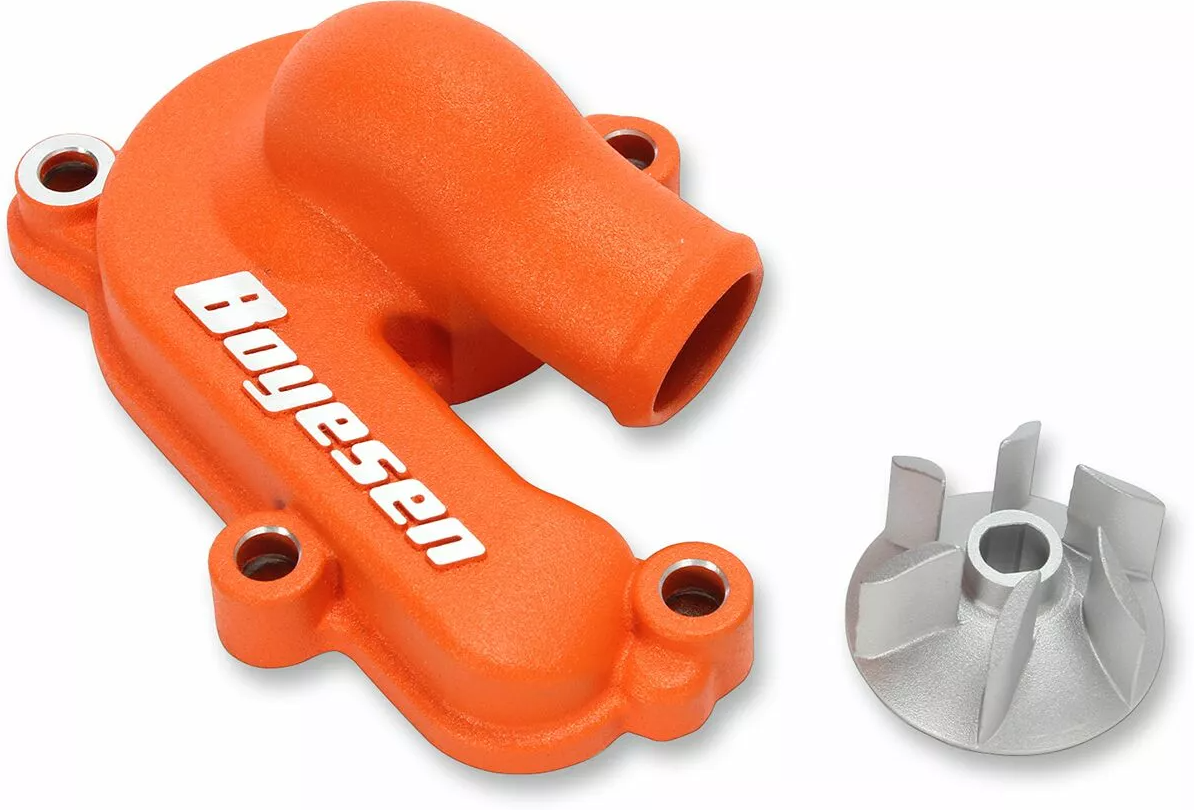 Комплект капак на водната помпа и работно колело BOYESEN COVER/IMP WATPUMP KTM Orange