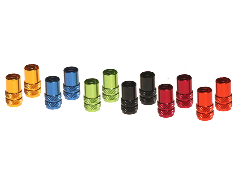 Капачки за гуми RFX Sport Valve Caps With Valve Key Orange