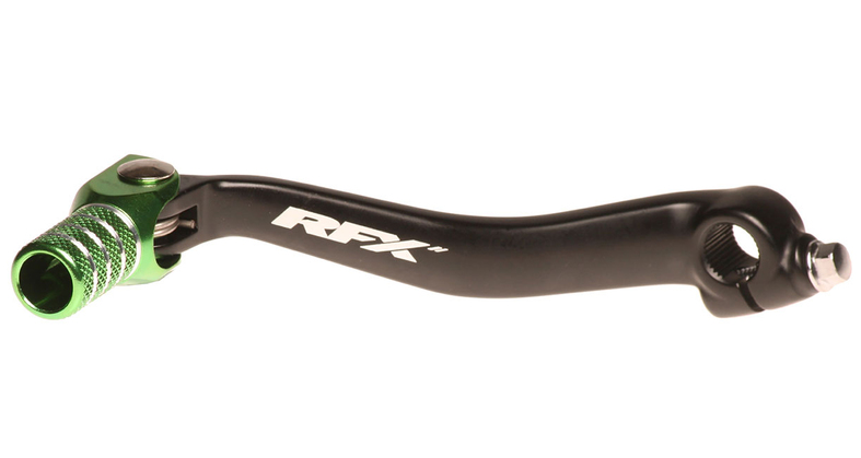 Скоростен лост RFX Race Gear Lever (Black/Green) - Kawasaki KXF450 16-22