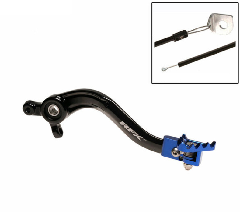 Заден лост за спирачка RFX Pro FT Rear Brake Lever (Black/Blue) - Husqvarna TC85 14-17