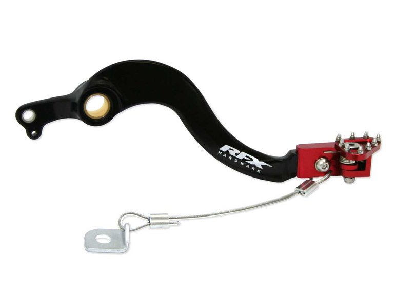 Заден лост за спирачка RFX Pro FT Rear Brake Lever (Black/Red) - Honda CRF250 04-09