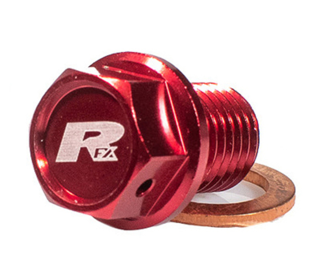 Пробка за масло RFX Magnetic Drain Bolt [M12x12mm x 1.50] - Red