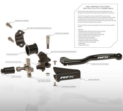 Резервна скоба за съединител RFX Pro Clutch Assembly Replacement Bracket Billet (Hard Anodised)