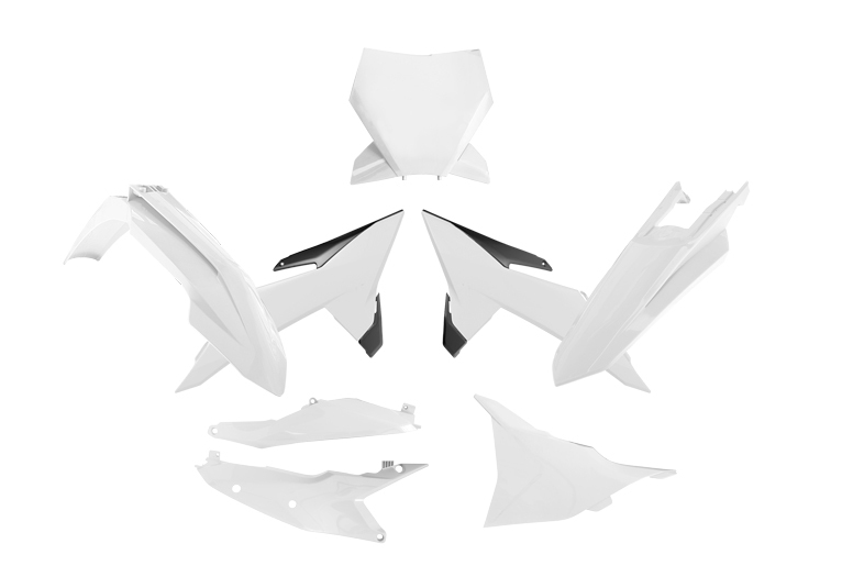Комплект пластмаси RACETECH Plastic Kit (White) KTM SX/SX-F 25-26
