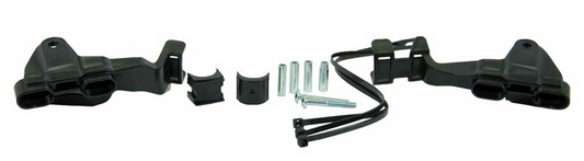 Монтажен комплект за протектори за кормило RACETECH Mounting Kit HP1/HP2 Handguard Black