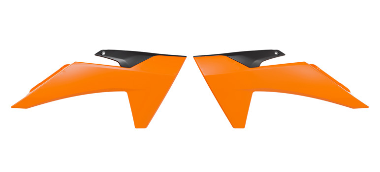 Пластмасови капаци за радиатор RACETECH Radiator Covers (Orange) KTM SX 65 24-25