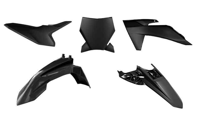 Комплект пластмаси RACETECH Plastic Kit (Black) KTM SX 50 24-25