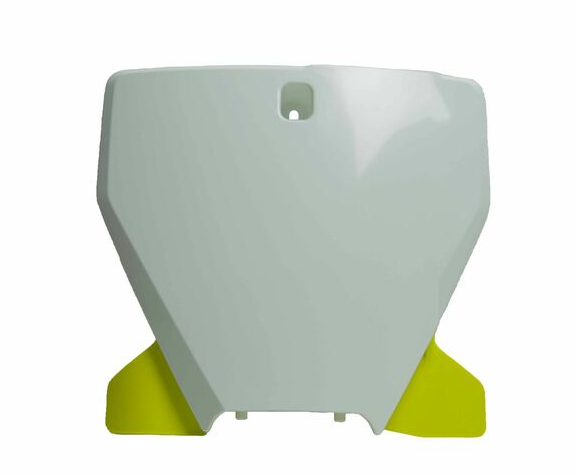 Табела за номер RACETECH Front Number Plate White/Yellow Husqvarna TC/FC 19-20