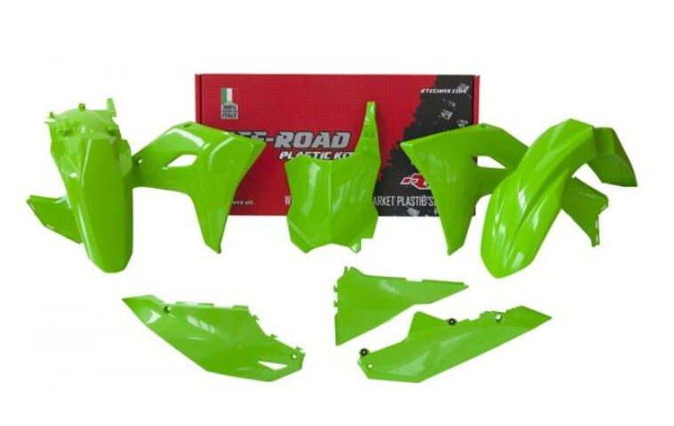 Комплект пластмаси RACETECH Plastic Kit - 5 Pieces (Green) KXF 250/450 2025