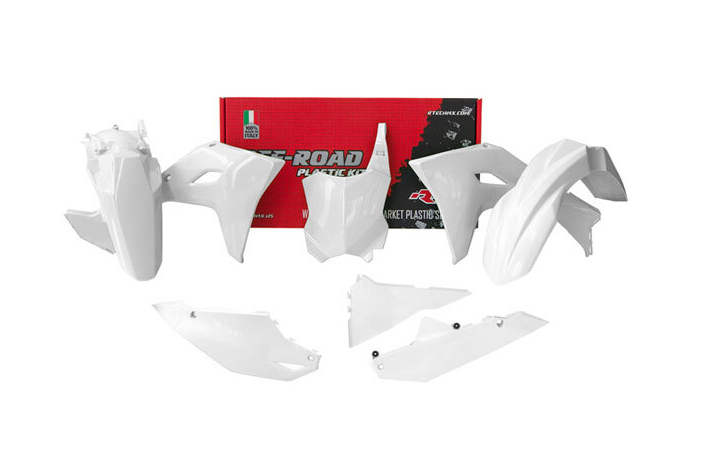 Комплект пластмаси RACETECH Plastic Kit - 5 Pieces (White) KXF 250/450 2025