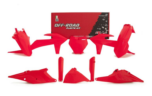 Комплект пластмаси RACETECH Plastic Kit - KTM 19-22 (Neon Red)