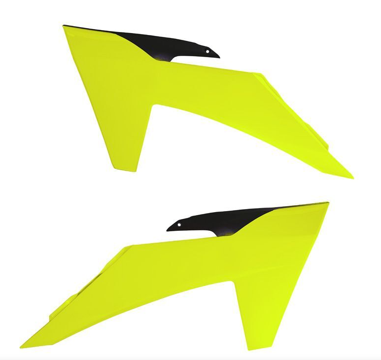 Пластмасови капаци за радиатор RACETECH Radiator Scoops KTM 23-24 (Neon Yellow)