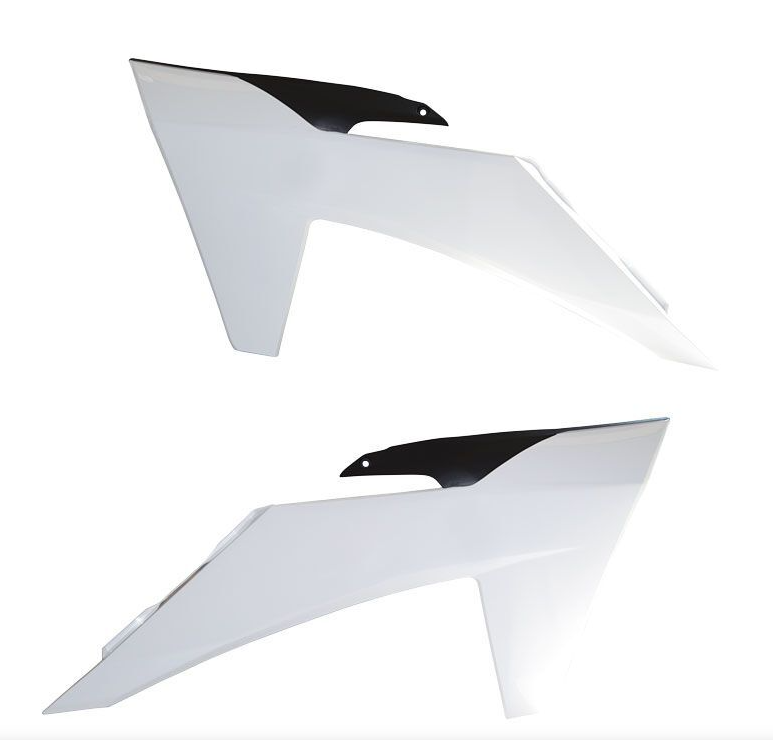 Пластмасови капаци за радиатор RACETECH Radiator Scoops KTM 23-24 (White)