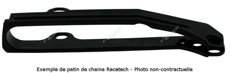 Плъзгач за верига RACETECH Chain Slider Black Kawasaki KX 85 14-21 (Black)