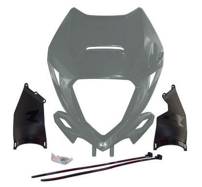 Маска за фар RACETECH Enduro Headlight - Beta RR 20-23 (Grey)