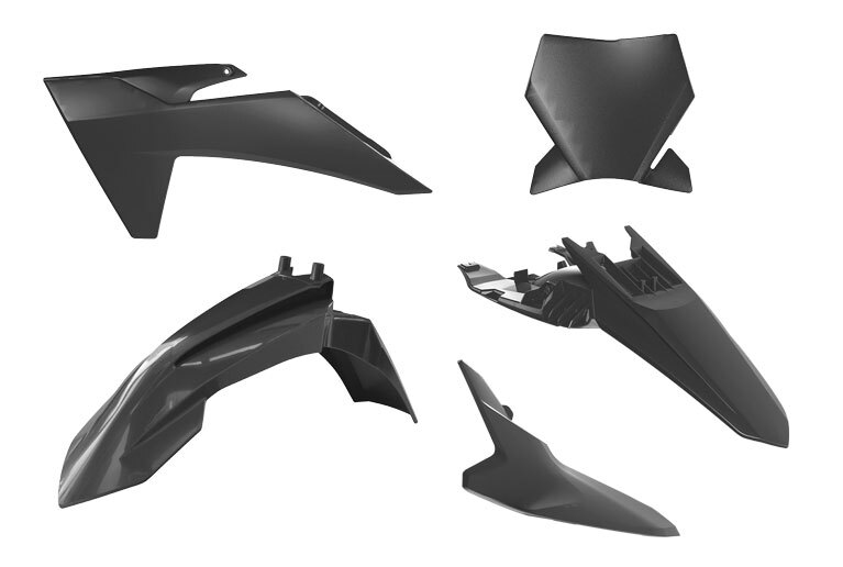 Комплект пластмаси RACETECH Plastic Kit KTM SX 65 24-25 (Black)