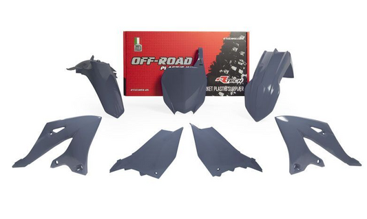 Комплект пластмаси RACETECH Plastic Kit - Yamaha YZ125/250 22-25 (Grey)