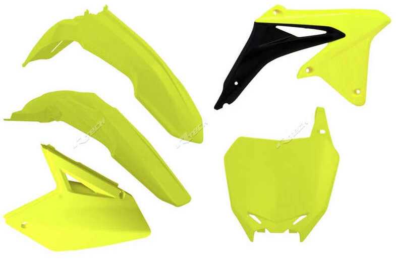 Комплект пластмаси RACETECH Plastic Kit Neon Yellow Suzuki RM-Z450 08-17