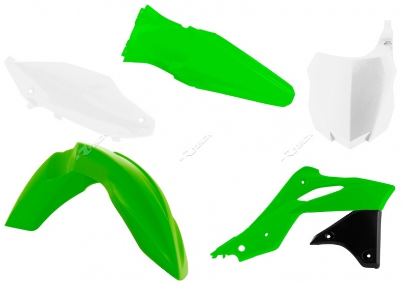 Комплект пластмаси RACETECH Plastic Kit OEM Color (2016) Green/White Kawasaki KX250F 13-16