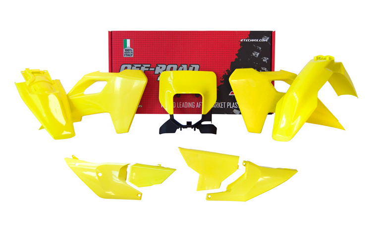 Комплект пластмаси RACETECH Plastic Kit 7 pcs Husqvarna 2024 (Yellow)