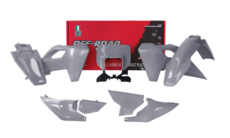 Комплект пластмаси RACETECH Plastic Kit 7 pcs Husqvarna 2024 (Grey)