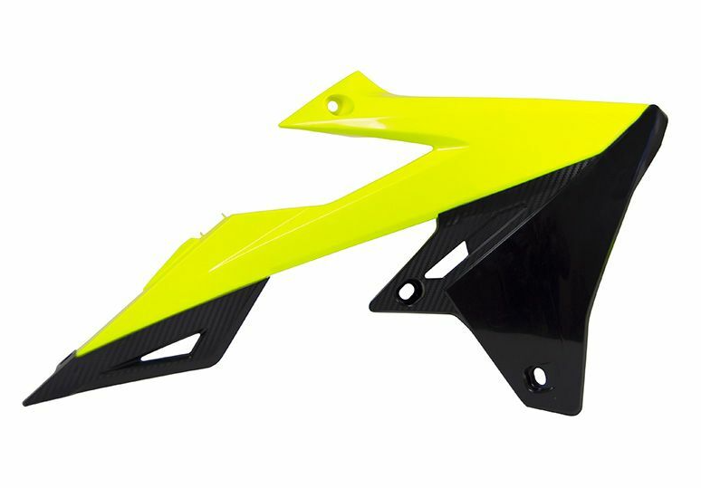 Пластмасови капаци за радиатор RACETECH Radiator Covers Neon Yellow/Black Suzuki RM-Z450 18-23