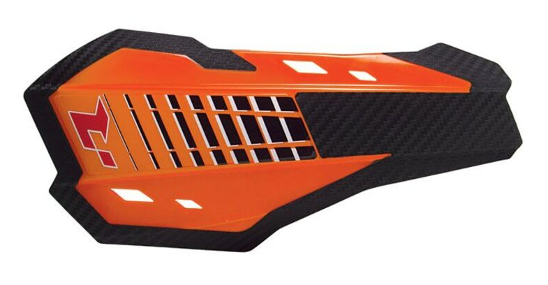 Резервни пластмаси за протектори за кормило RACETECH HP2 Handguards Replacement Covers Orange