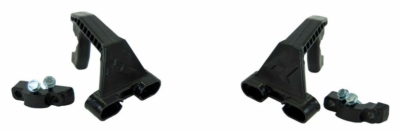 Монтажен комплект за протектори за кормило RACETECH Mounting Kit HP1/HP2 Handguard Black