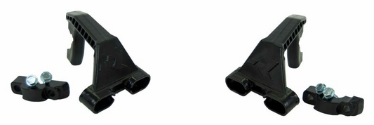 Монтажен комплект за протектори за кормило RACETECH Mounting Kit HP1/HP2 Handguard Black